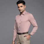 Slim Fit Checked Pure Cotton Formal Shirt