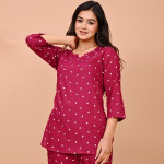 Women Printed Night suit